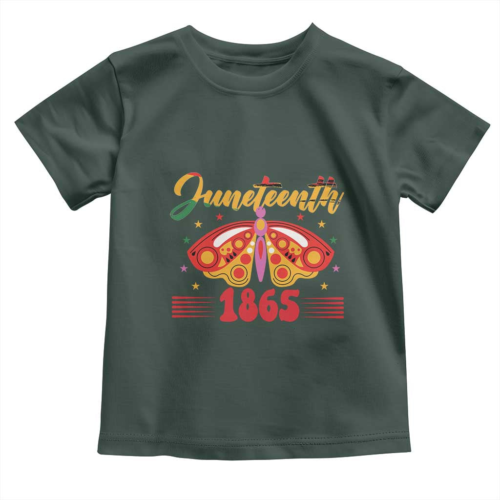 Juneteenth 1865 Butterfly Toddler T Shirt