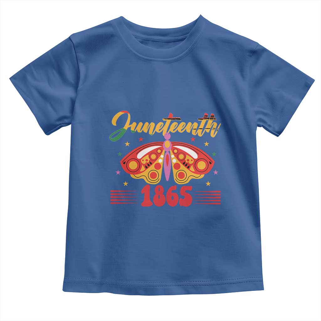 Juneteenth 1865 Butterfly Toddler T Shirt
