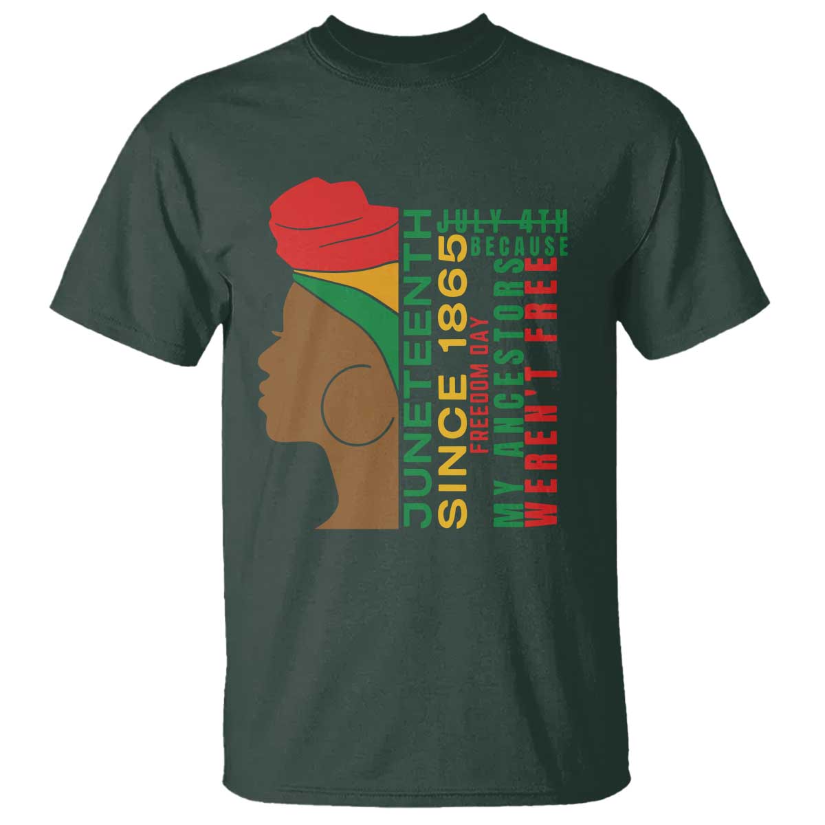 Juneteenth Since 1865 T Shirt My Ancestors Weren't Free