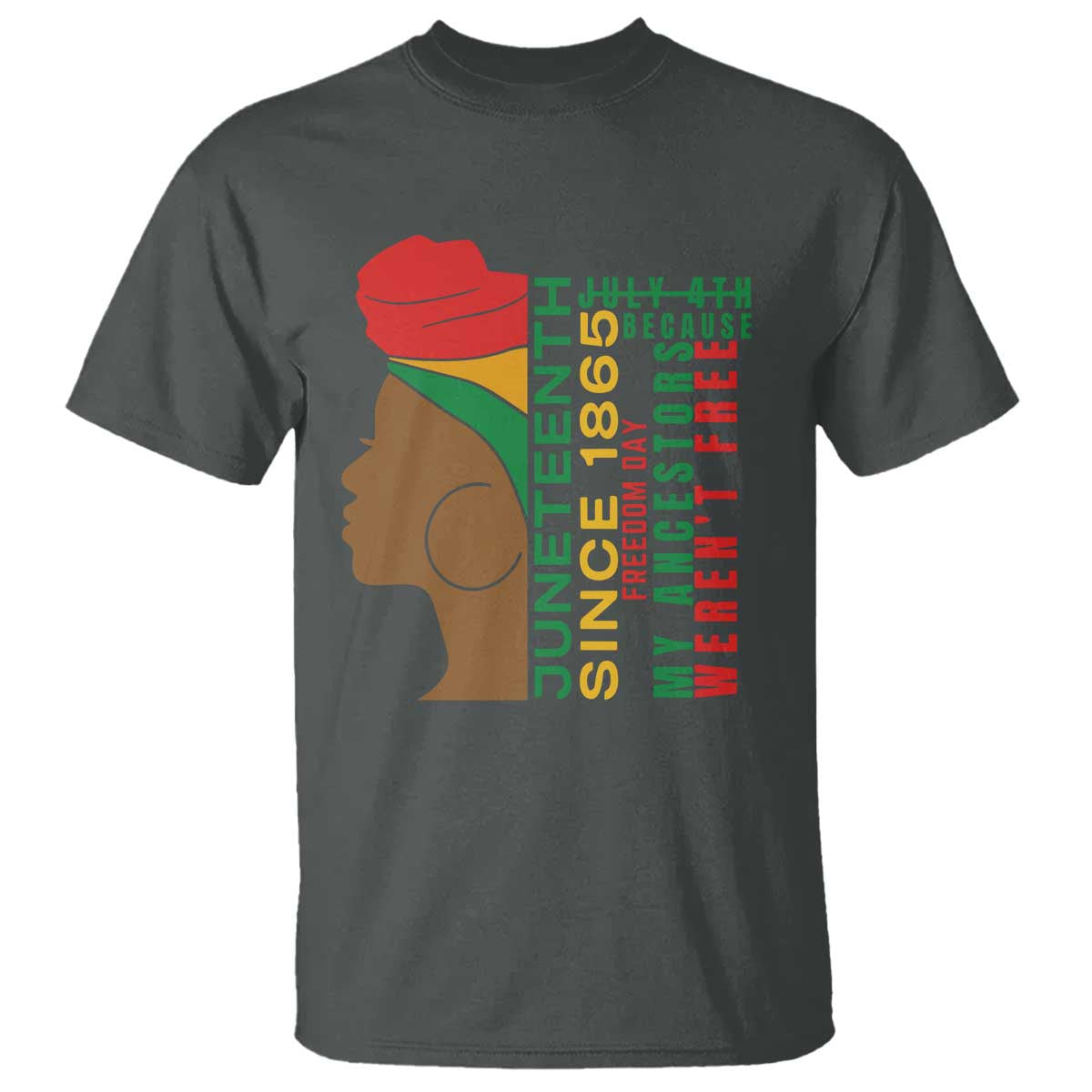 Juneteenth Since 1865 T Shirt My Ancestors Weren't Free