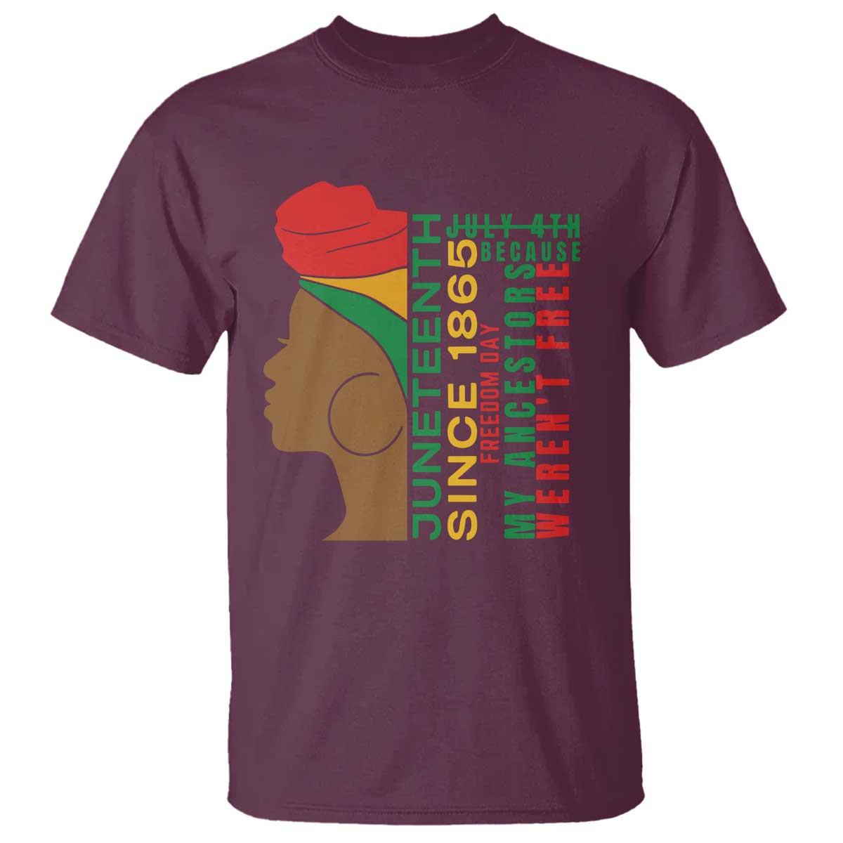 Juneteenth Since 1865 T Shirt My Ancestors Weren't Free