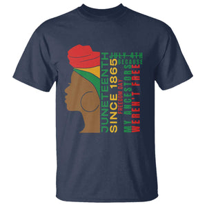 Juneteenth Since 1865 T Shirt My Ancestors Weren't Free