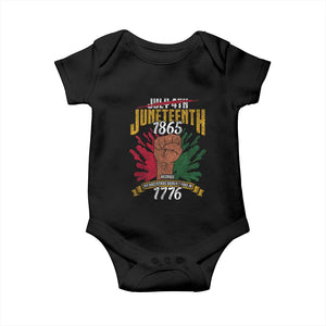 Juneteenth Since 1865 Baby Onesie My Ancestors Weren't Free In 1776