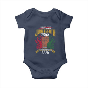 Juneteenth Since 1865 Baby Onesie My Ancestors Weren't Free In 1776