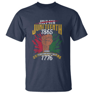 Juneteenth Since 1865 T Shirt My Ancestors Weren't Free In 1776