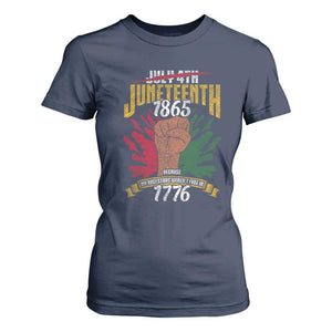 Juneteenth Since 1865 T Shirt For Women My Ancestors Weren't Free In 1776