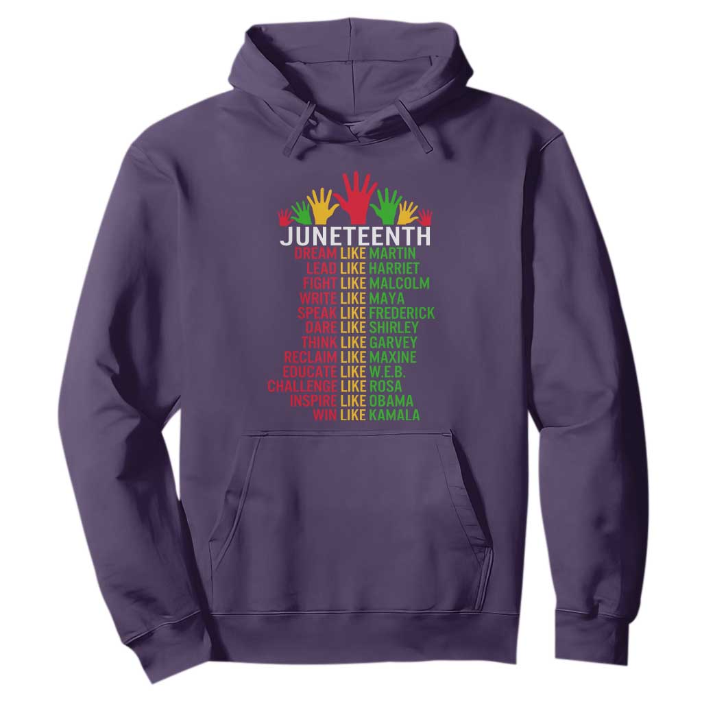 Juneteenth 1865 Hoodie Dream Like Leaders