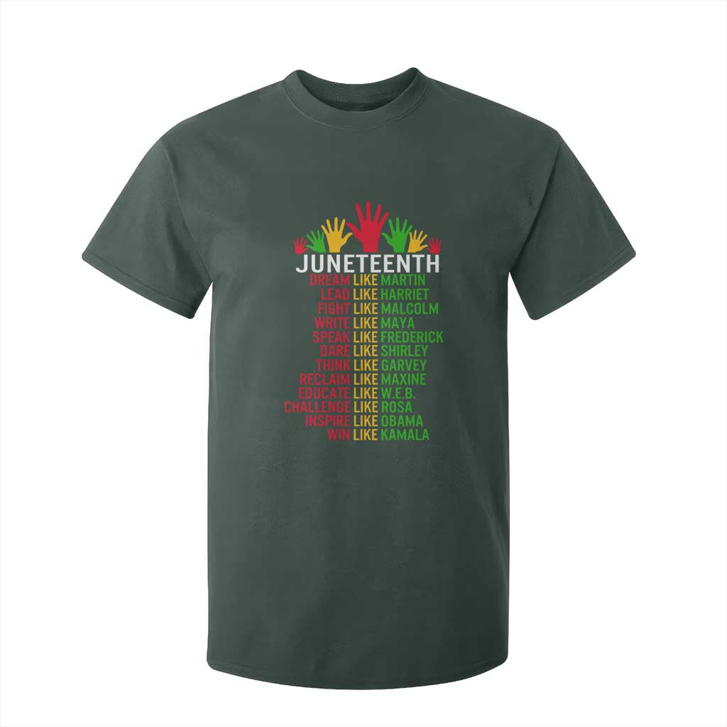 Juneteenth 1865 T Shirt For Kid Dream Like Leaders