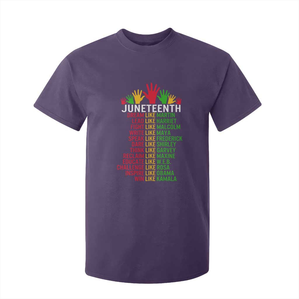 Juneteenth 1865 T Shirt For Kid Dream Like Leaders