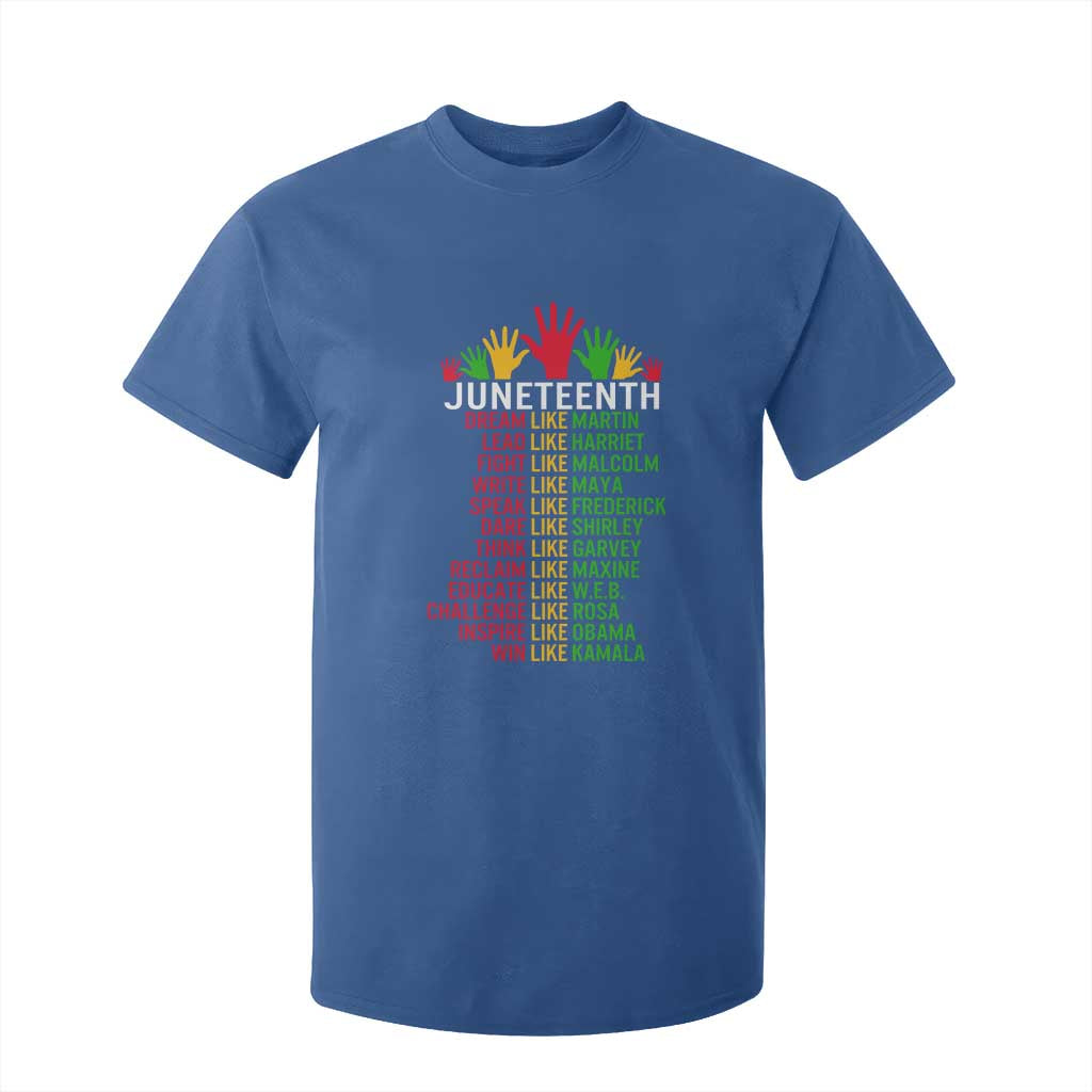 Juneteenth 1865 T Shirt For Kid Dream Like Leaders