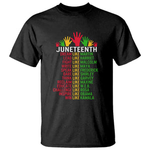Juneteenth 1865 T Shirt Dream Like Leaders