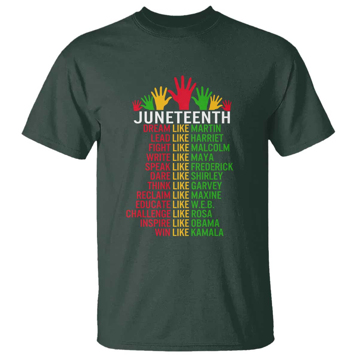 Juneteenth 1865 T Shirt Dream Like Leaders