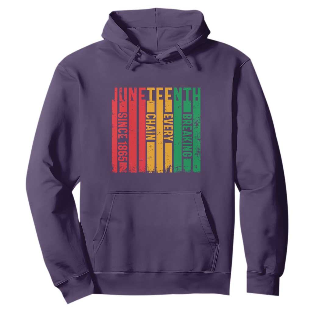 Juneteenth Since 1865 Hoodie Breaking Every Chain
