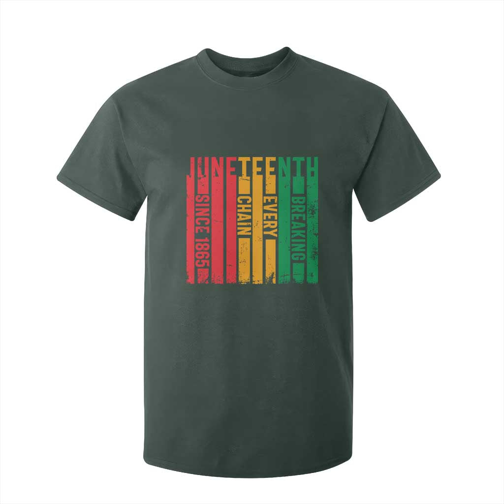 Juneteenth Since 1865 T Shirt For Kid Breaking Every Chain