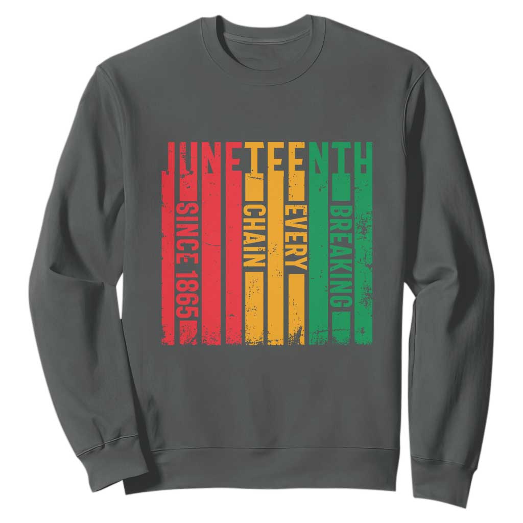 Juneteenth Since 1865 Sweatshirt Breaking Every Chain