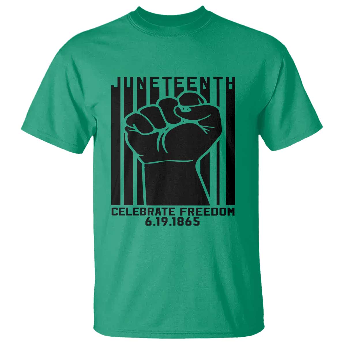 Juneteenth 1865 Independence T Shirt Celebrate Freedom Raised Fist