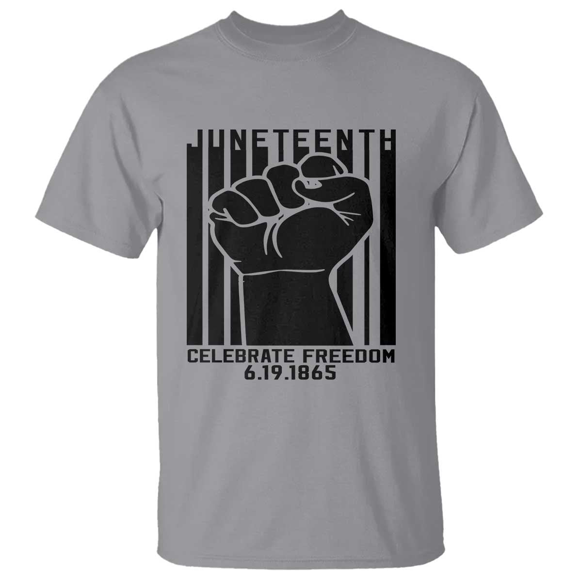 Juneteenth 1865 Independence T Shirt Celebrate Freedom Raised Fist