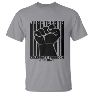 Juneteenth 1865 Independence T Shirt Celebrate Freedom Raised Fist