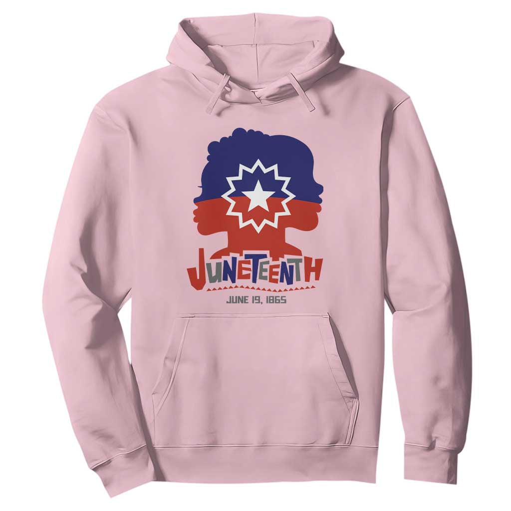 Juneteenth Flag Hoodie Celebrating Black Freedom Day 1865