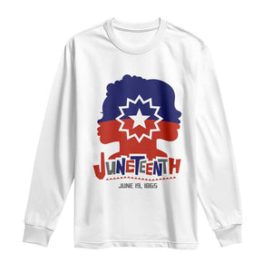 Juneteenth Flag Long Sleeve Shirt Celebrating Black Freedom Day 1865