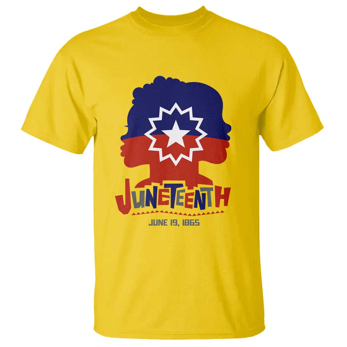 Juneteenth Flag T Shirt Celebrating Black Freedom Day 1865