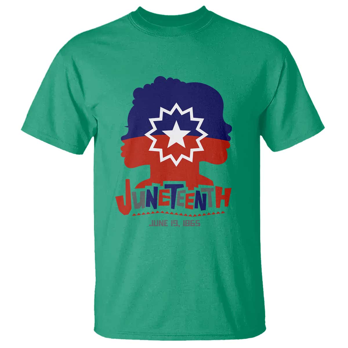 Juneteenth Flag T Shirt Celebrating Black Freedom Day 1865