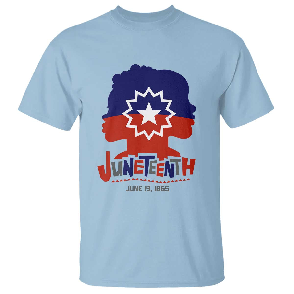 Juneteenth Flag T Shirt Celebrating Black Freedom Day 1865