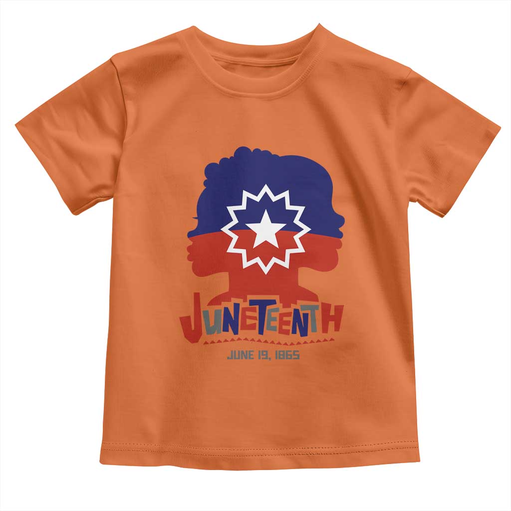 Juneteenth Flag Toddler T Shirt Celebrating Black Freedom Day 1865
