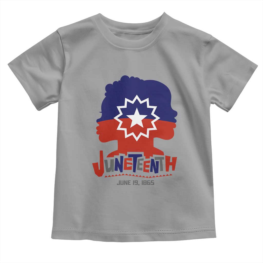 Juneteenth Flag Toddler T Shirt Celebrating Black Freedom Day 1865