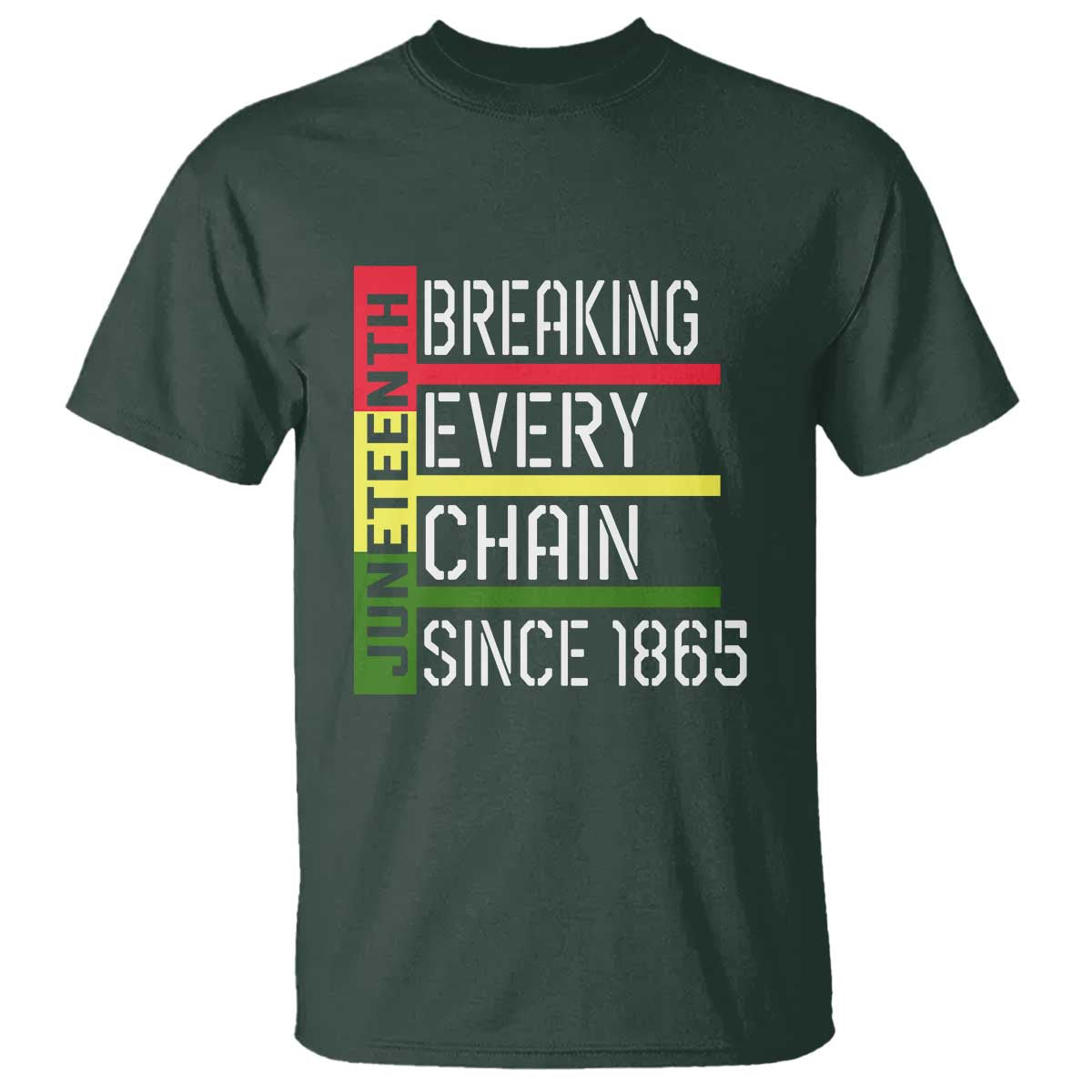 Juneteenth 1865 T Shirt Breaking Every Chain