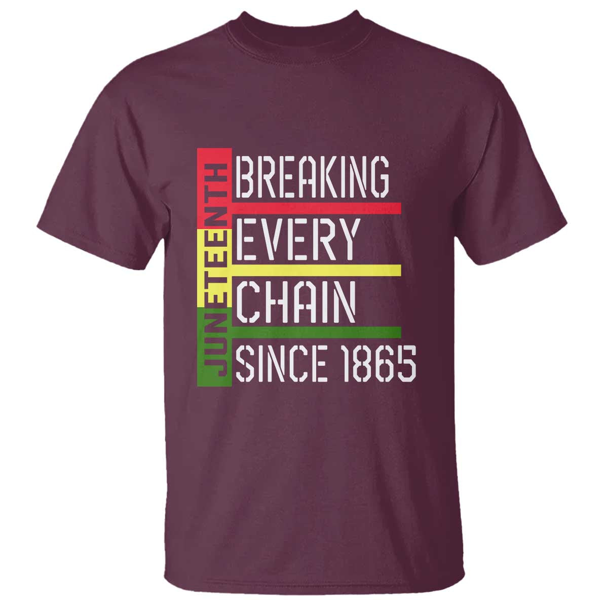 Juneteenth 1865 T Shirt Breaking Every Chain