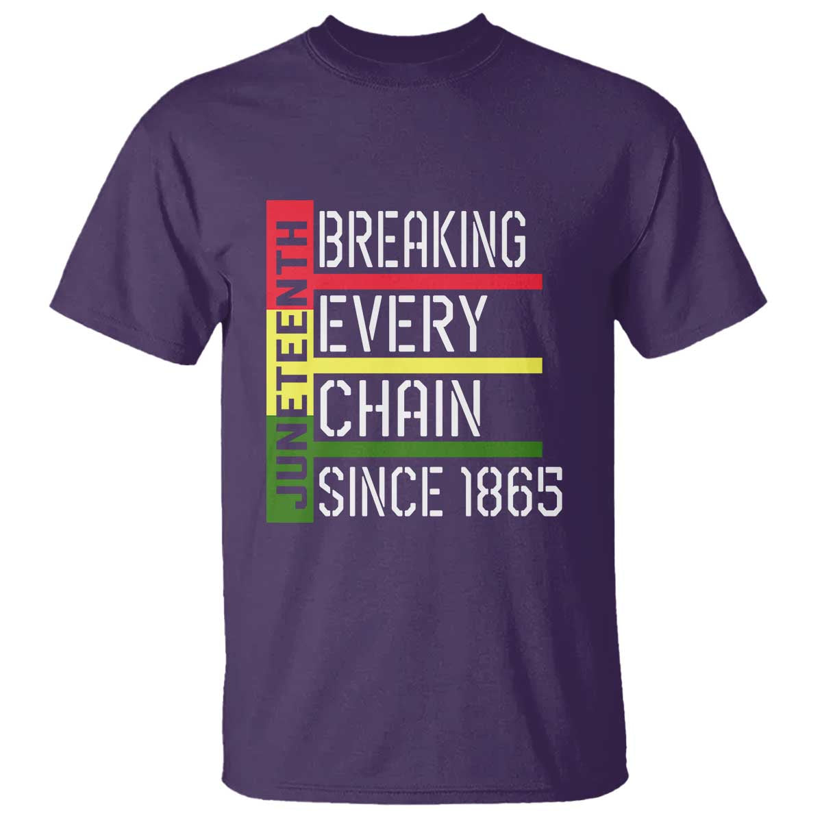 Juneteenth 1865 T Shirt Breaking Every Chain