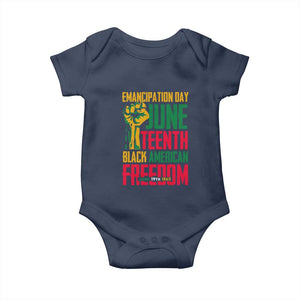 Emancipation Day Baby Onesie Juneteenth Black American Freedom Since 1865