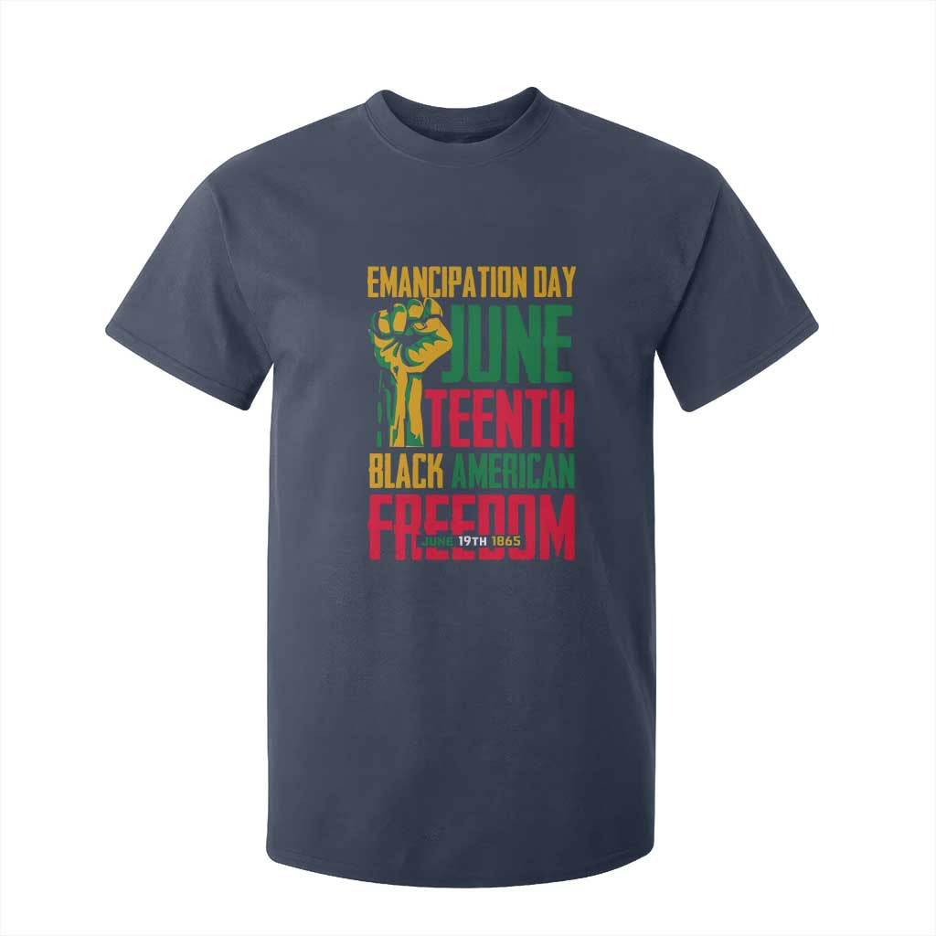 Emancipation Day T Shirt For Kid Juneteenth Black American Freedom Since 1865