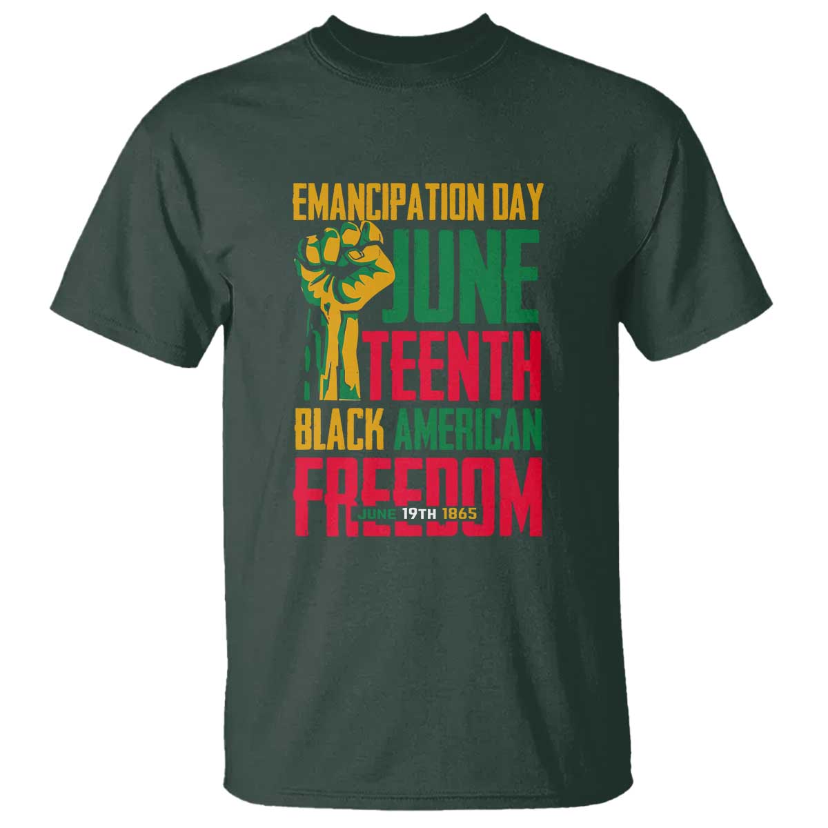 Emancipation Day T Shirt Juneteenth Black American Freedom Since 1865