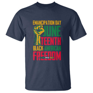 Emancipation Day T Shirt Juneteenth Black American Freedom Since 1865