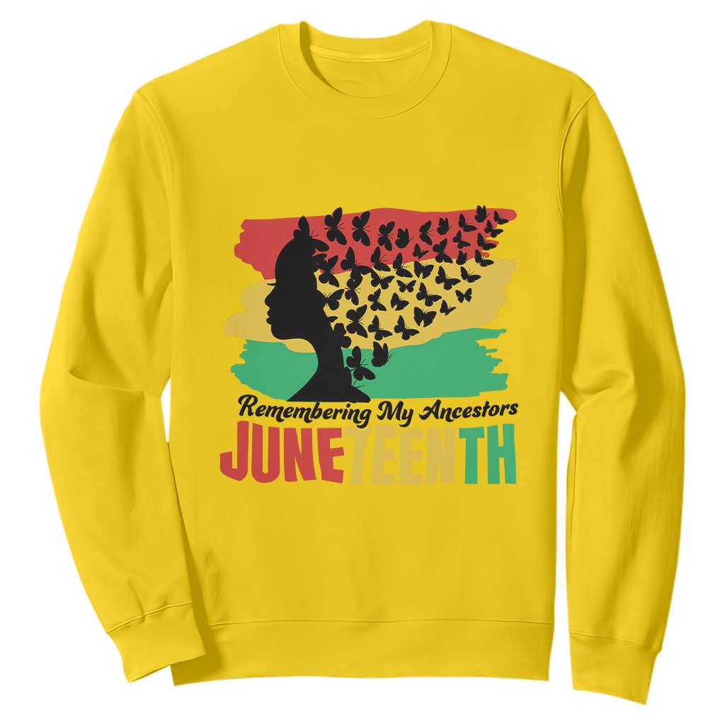 Juneteenth 1865 Sweatshirt Remembering My Ancestors