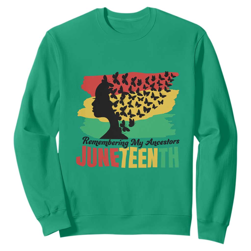 Juneteenth 1865 Sweatshirt Remembering My Ancestors