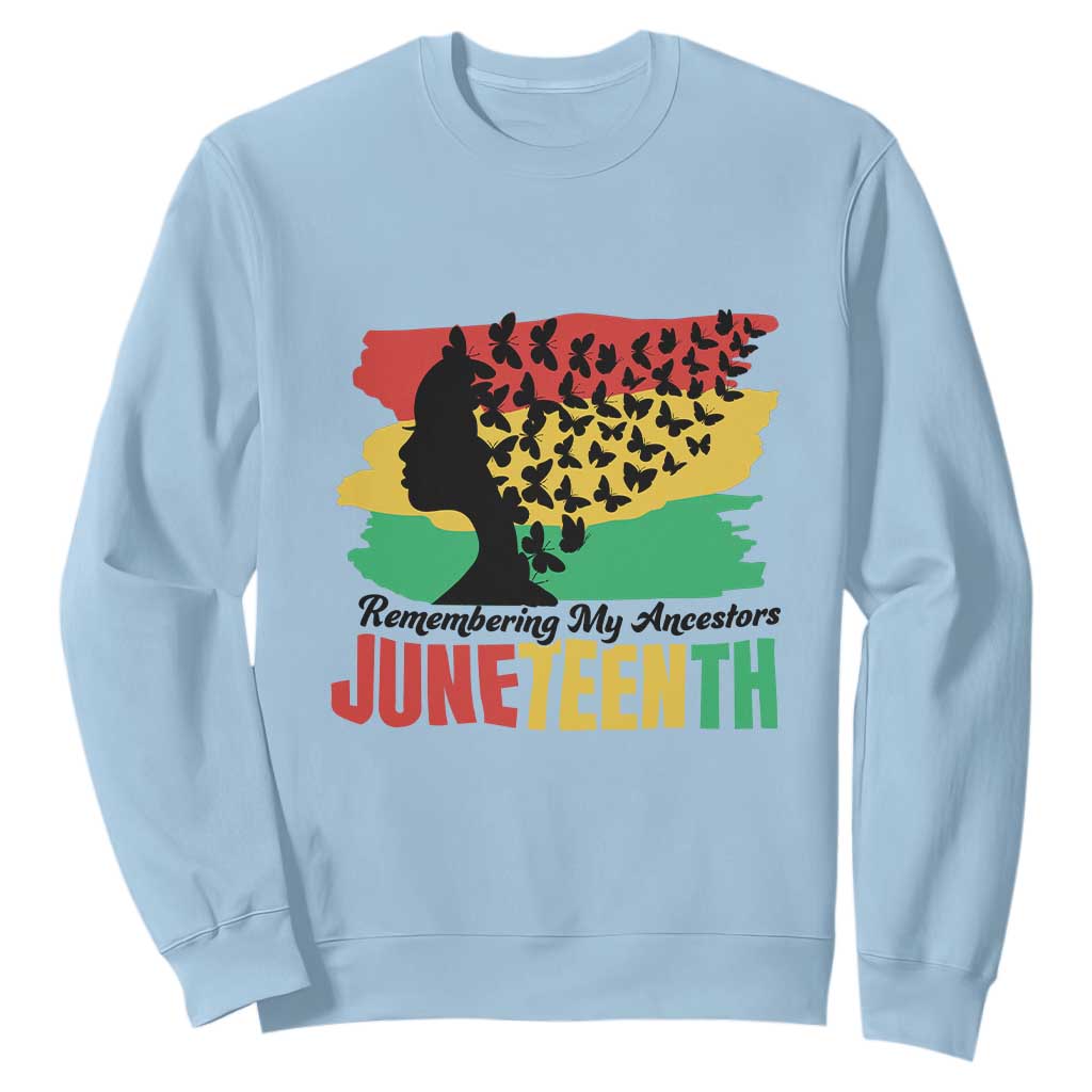 Juneteenth 1865 Sweatshirt Remembering My Ancestors