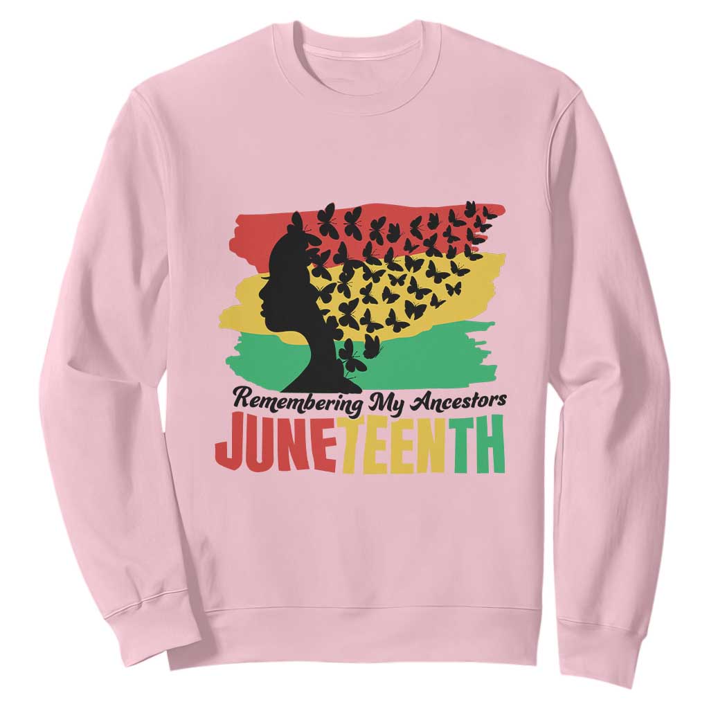 Juneteenth 1865 Sweatshirt Remembering My Ancestors