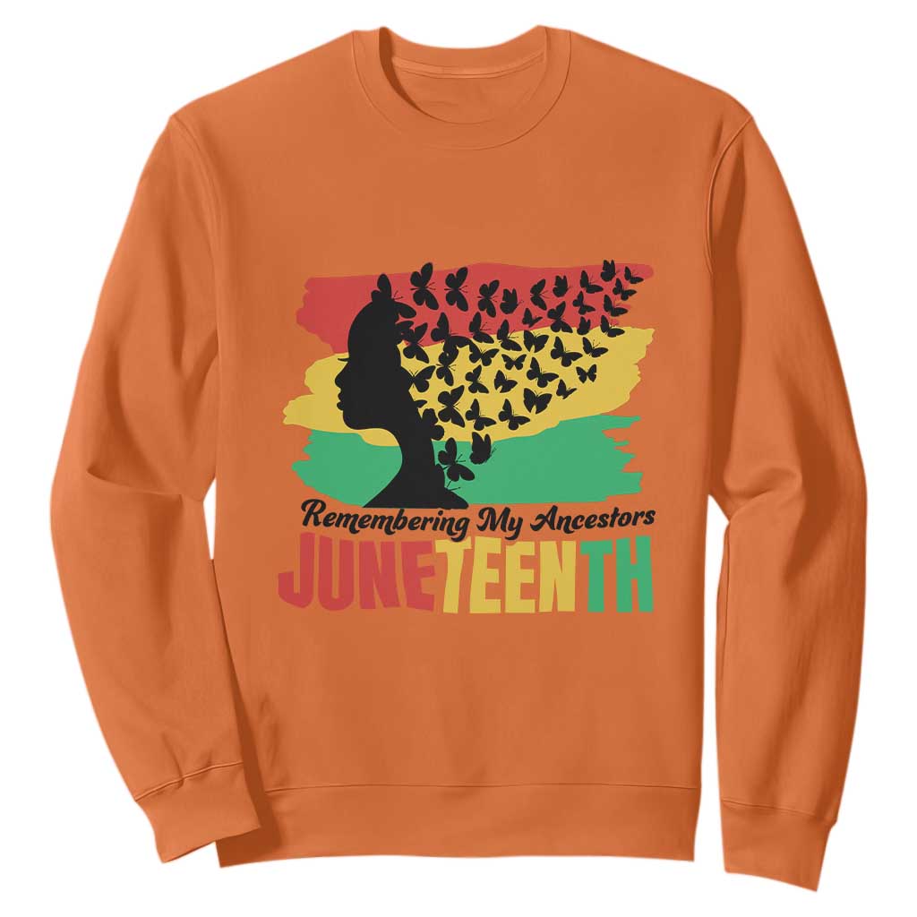 Juneteenth 1865 Sweatshirt Remembering My Ancestors