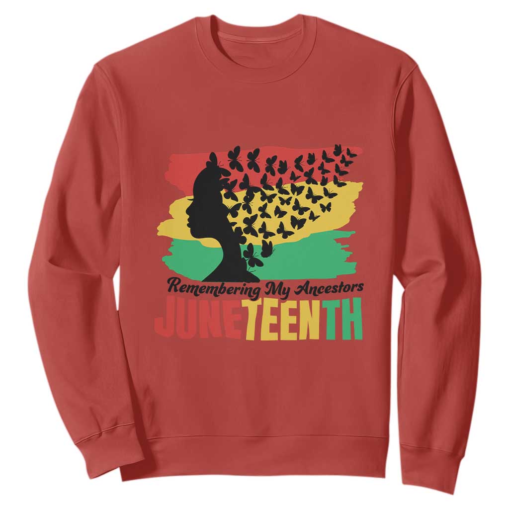 Juneteenth 1865 Sweatshirt Remembering My Ancestors