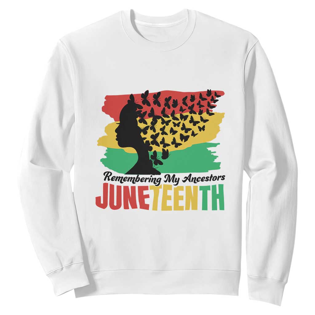 Juneteenth 1865 Sweatshirt Remembering My Ancestors