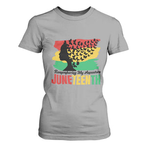 Juneteenth 1865 T Shirt For Women Remembering My Ancestors