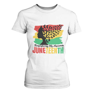 Juneteenth 1865 T Shirt For Women Remembering My Ancestors
