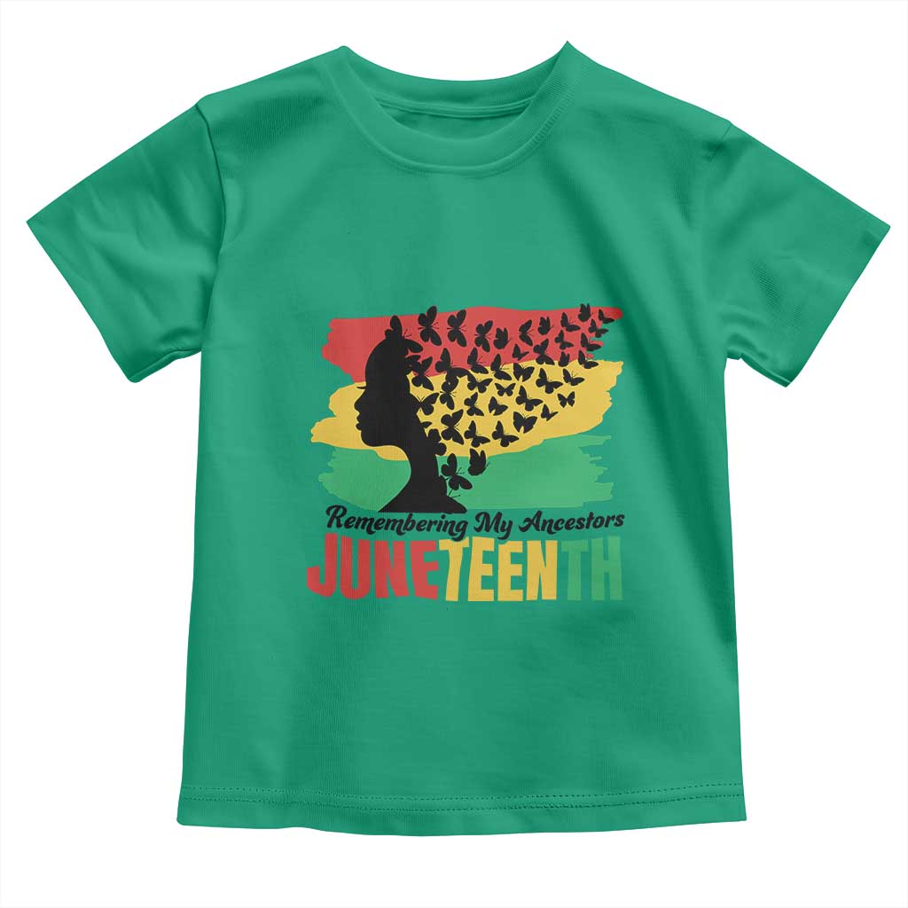 Juneteenth 1865 Toddler T Shirt Remembering My Ancestors