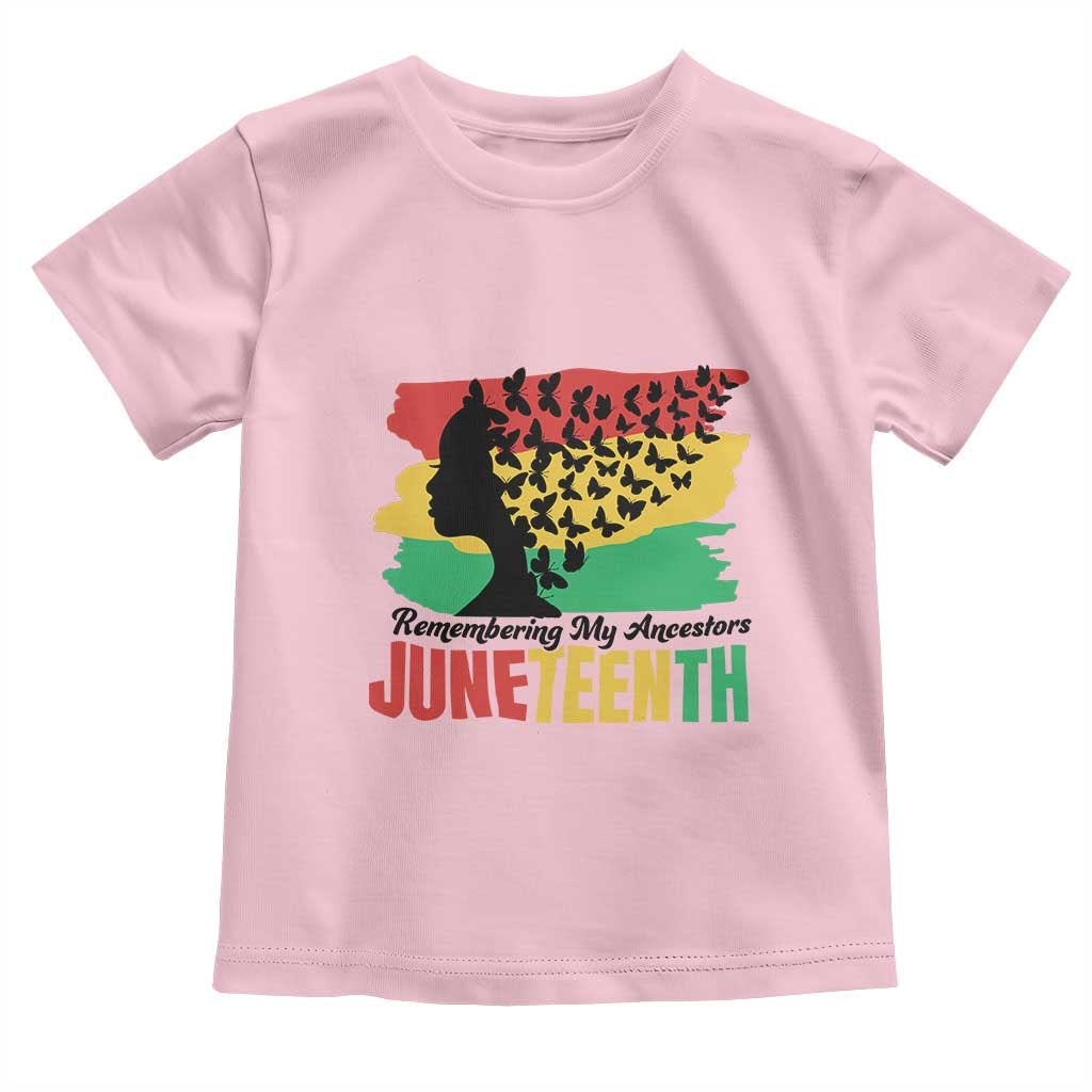 Juneteenth 1865 Toddler T Shirt Remembering My Ancestors