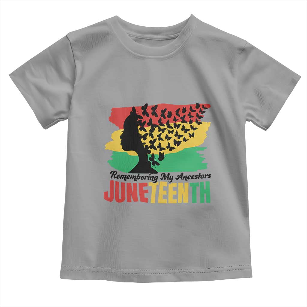 Juneteenth 1865 Toddler T Shirt Remembering My Ancestors