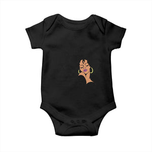 Black Queen Baby Onesie Lady Curly Natural Afro African American Ladies