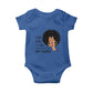 Black Queen Baby Onesie Lady Curly Natural Afro African American Ladies